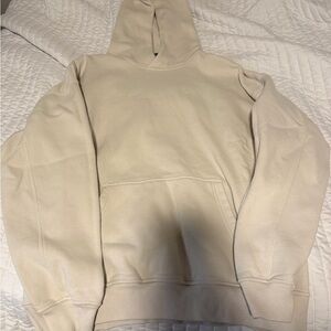 Abercrombie & Fitch Soft A&F Essentials Beige Hoodie